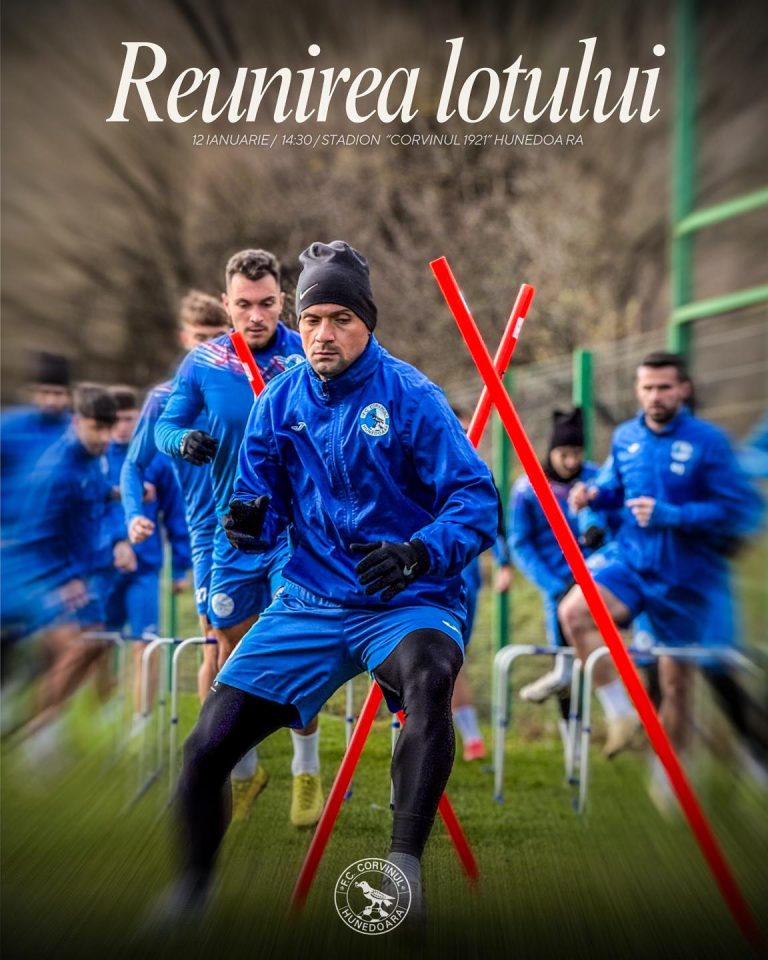 Reunirea lotului pentru Corvinul Hunedoara