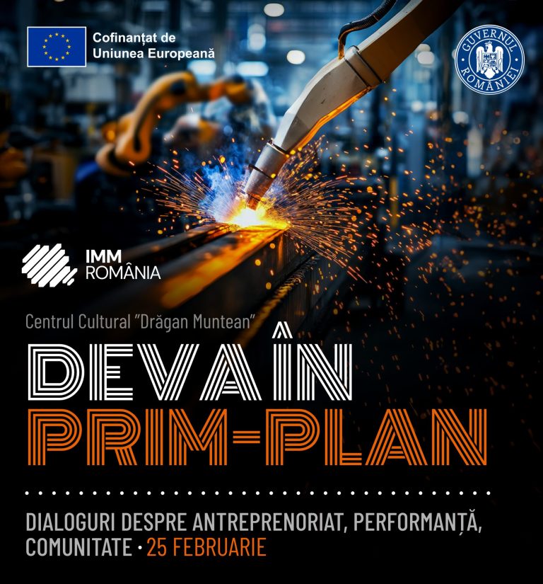 🔴 Deva devine centrul antreprenoriatului din Vest. Primarul Lucian Rus participă la evenimentul „Deva în prim-plan”