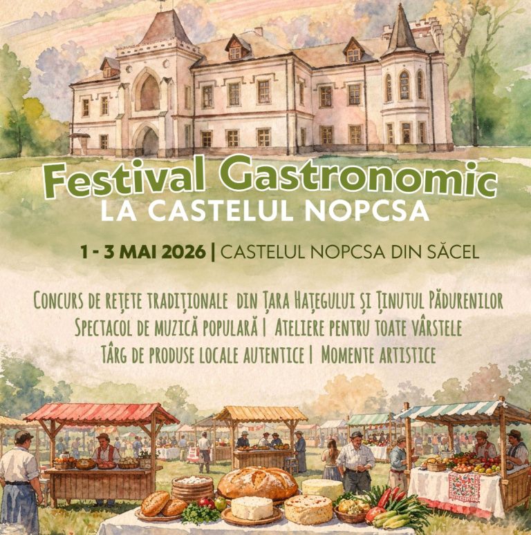 Festival Gastronomic la Castelul Nopcsa: 3 zile de gust autentic în inima Hunedoarei